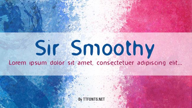 Sir Smoothy example